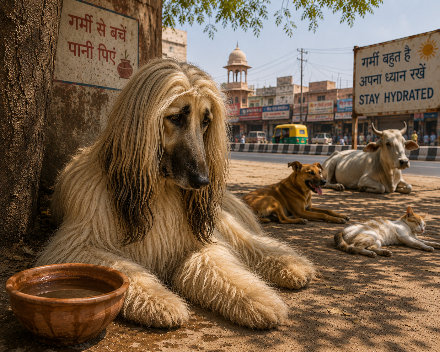 Beat the Heat! Keeping Your Majestic Afghan Hound Safe This Summer