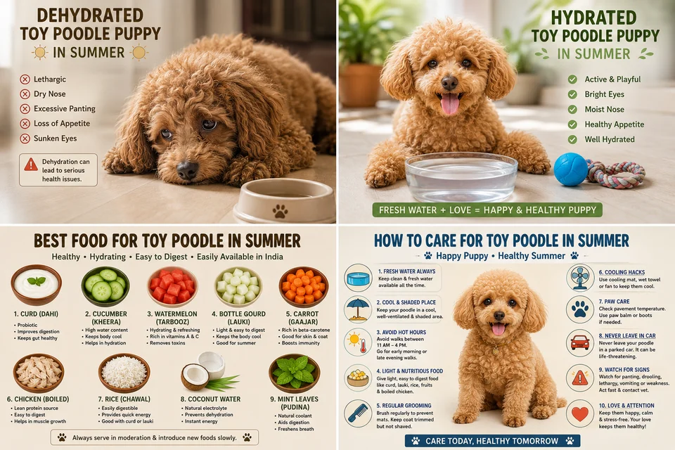 Beat the Heat! Summer Care Tips for Your Beloved Toy Poodle Puppy
